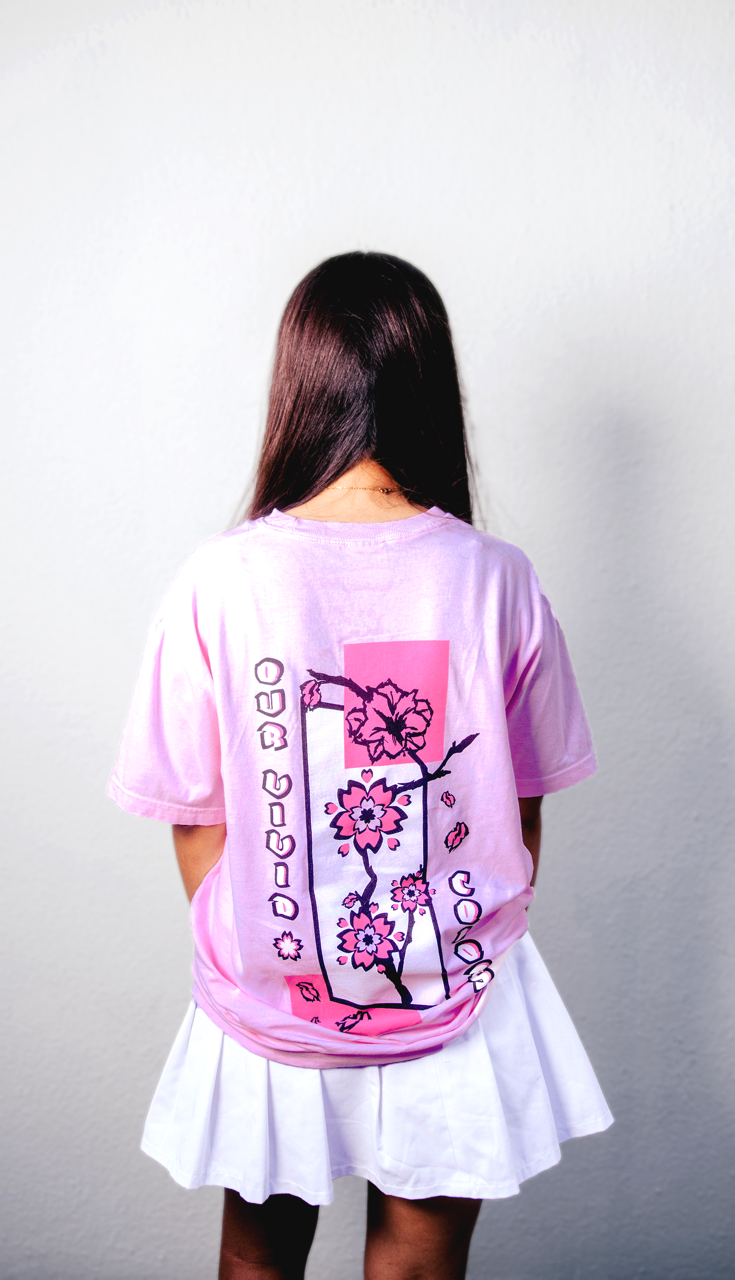 Color Blossom Graphic Tee